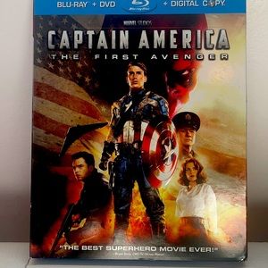 DVD BLU- RAY CAPTAIN AMERICA THE FIRST AVENGER!